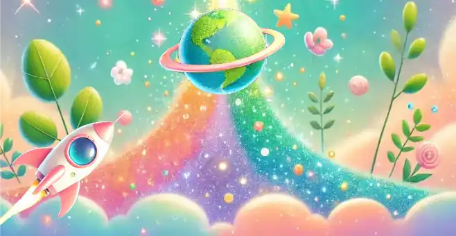 La Planète à Paillettes ! Lancement de la Planète à Paillettes !
