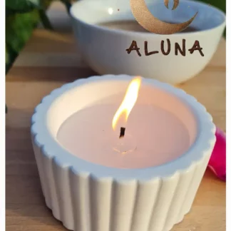 Pot et bougie artisanale écoresponsable - boutique écoresponsable La Planète à Paillettes.