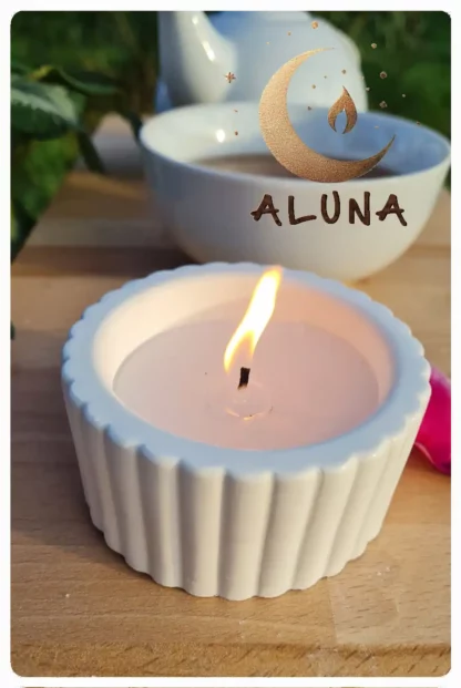 Pot et bougie artisanale écoresponsable - boutique écoresponsable La Planète à Paillettes.