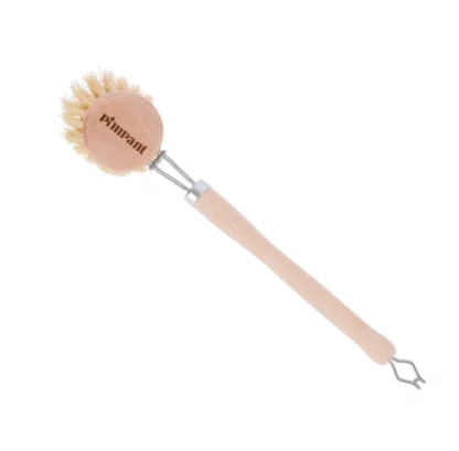 Brosse à vaisselle en bois rechargeable Pimpant - La planète à paillettes