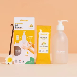 Kit découverte - Gel douche vanille gourmande 🍦🛁 - Pimpant - La Planète à Paillettes