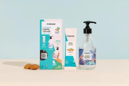 Pimpant - Kit liquide vaisselle écologique amande - La Planète à Paillettes