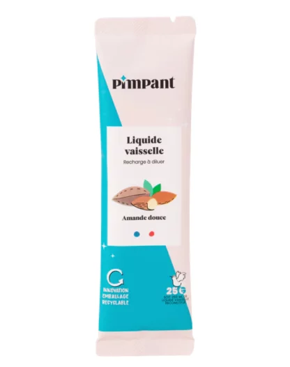 Stick recharge - Liquide vaisselle amande - Pimpant - La Planète à Paillettes