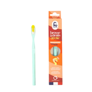 Brosse à dents rechargeable souple (coloris vert d’eau) 💚🦷Lamazuna - La Planète à Paillettes