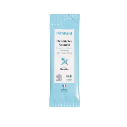 Dentifrice menthe poudre à diluer 🍃🦷 Pimpant - La Planète à Paillettes