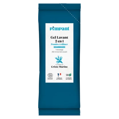 Gel douche 2 en 1 - stick à diluer Criste Marine (Homme) 🌿🧴 - Pimpant - La Planète à Paillettes